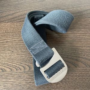 Filson Togiak Poli Canvas Belt Graphite Gray One Size Made In USA